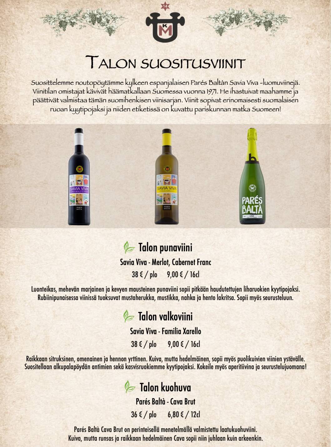 Talonviinit 2025
